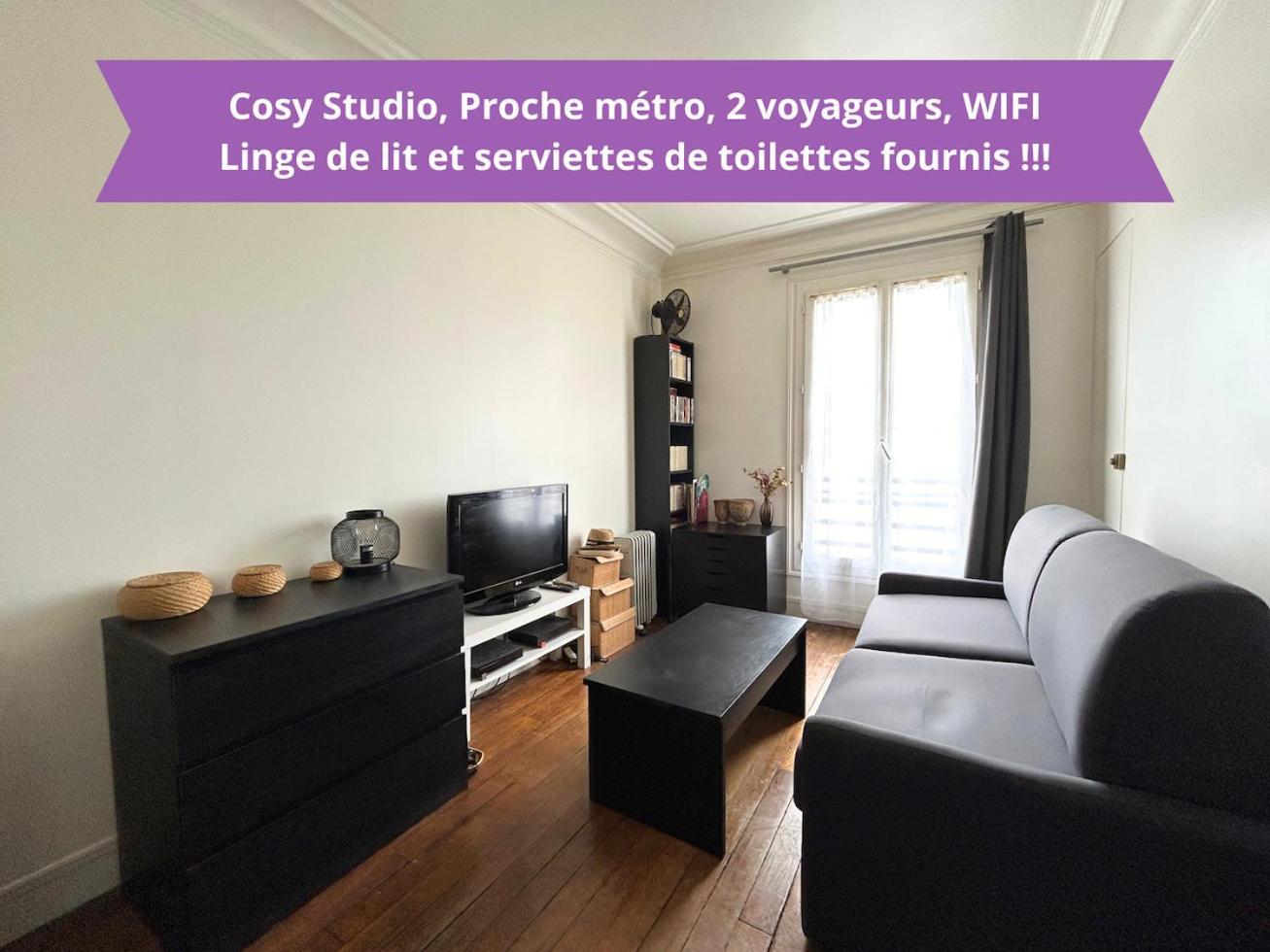 Appartamento Cosy Studio - Proche Metro - 2 Voyageurs Levallois-Perret Esterno foto